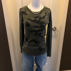 Camo crewneck